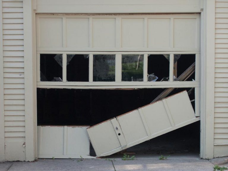 Broken Garage Door - ACE Garage Door