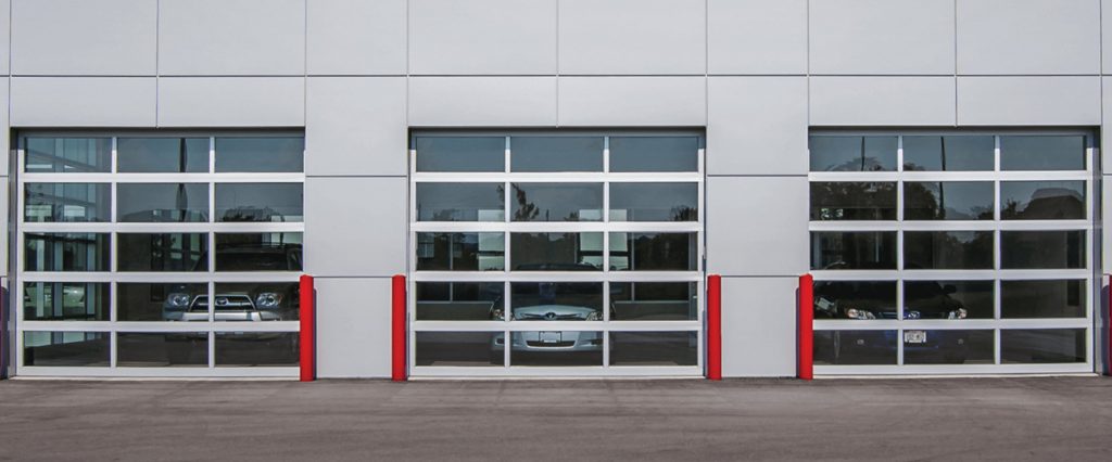 C.H.I. Full-View Aluminum Commercial Garage Doors - ACE Garage Door