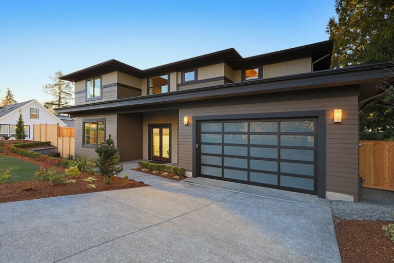 Beautiful house with a beautiful garage door - ACE Garage Door: Your Go-To for Comprehensive Garage Door Solutions