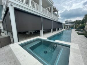 fenetex-shade screen garage door